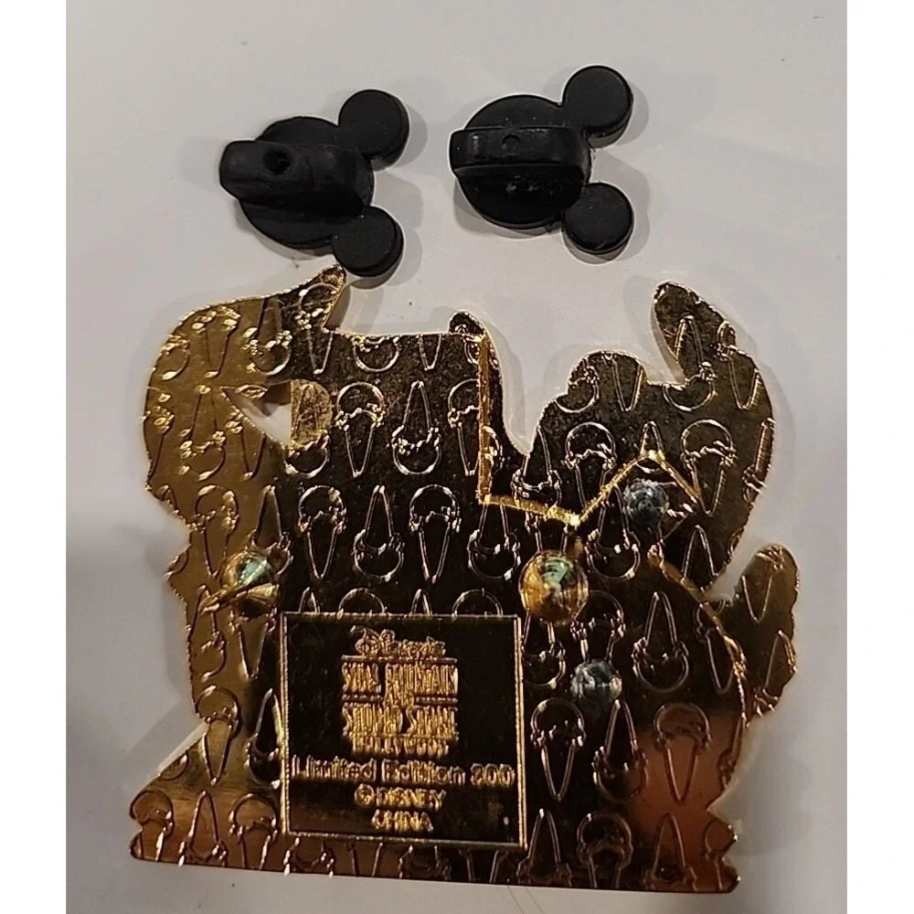 Disney Pin STITCH Jukebox Singing Spoon Karaoke Hollywood Soda LE 300  DSF 71339